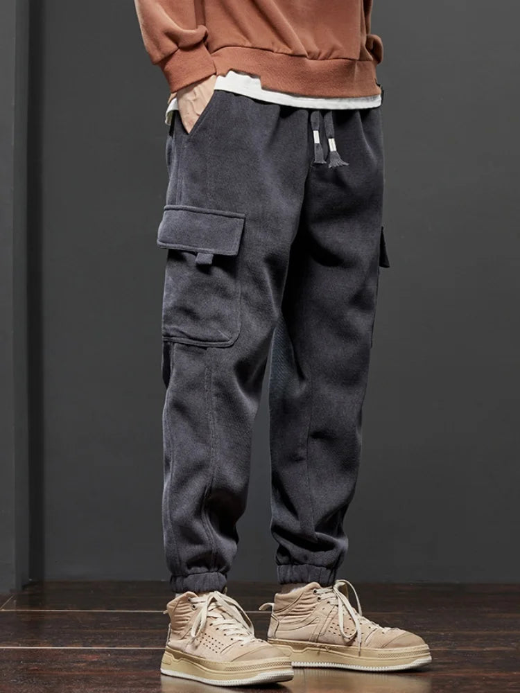 Drawstring Harem Jogging Pants