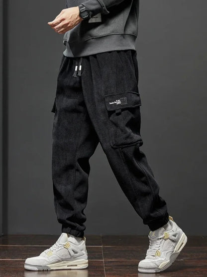 Drawstring Harem Jogging Pants