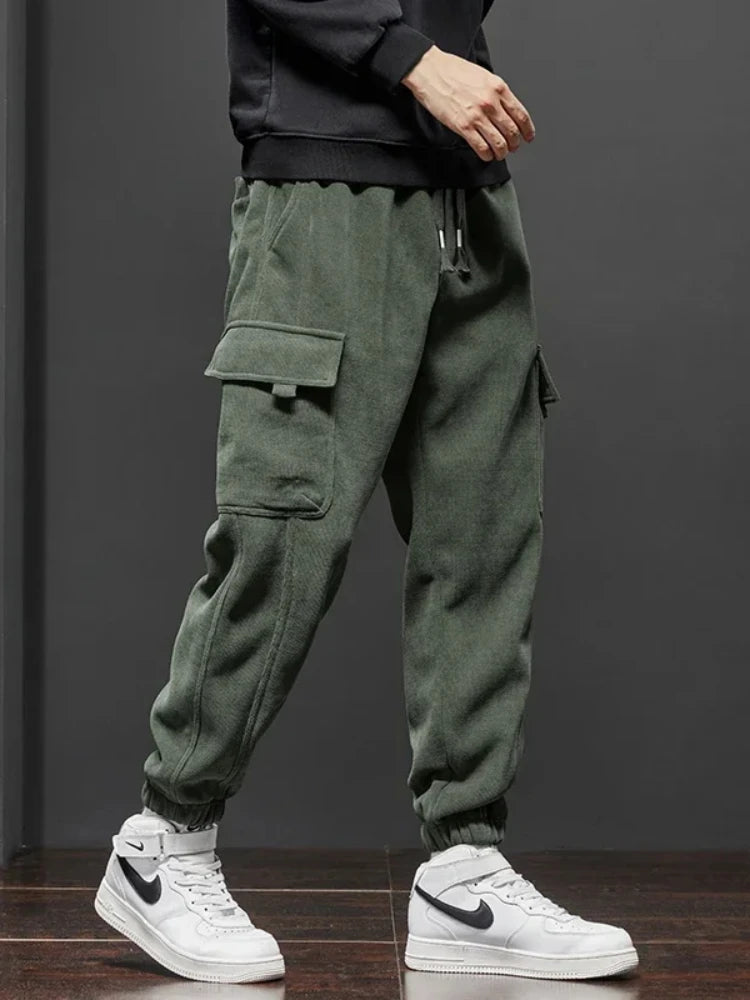 Drawstring Harem Jogging Pants