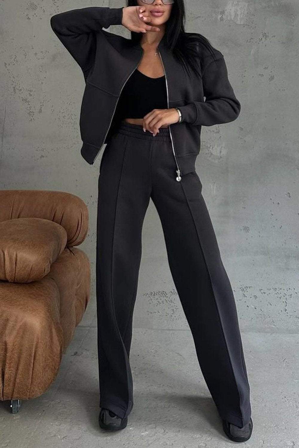 Women's Zipper Jacket & Pants